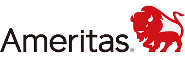 A black and white logo of the company veritas.